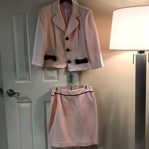 Powder Pink Skirt Suit